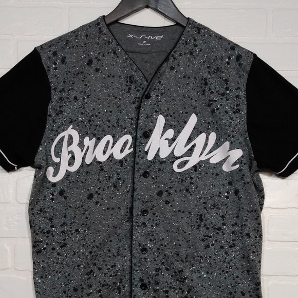 X-S-IVE Excessive men's boy's Brooklyn short sleeve shirt size small - Picture 2 of 6